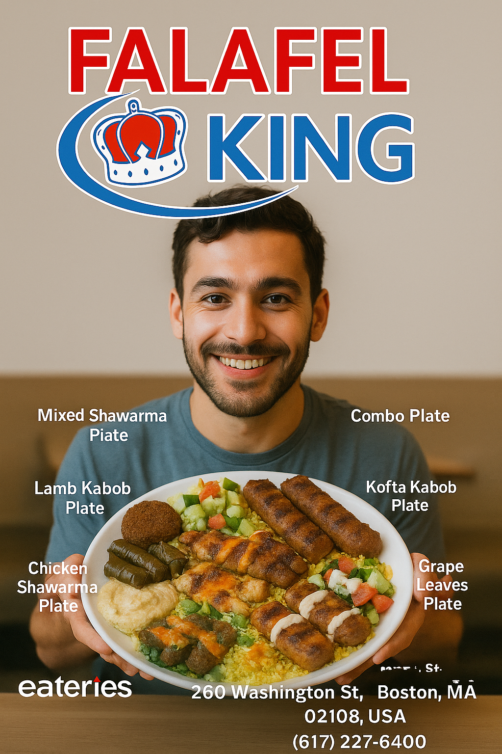  Best Mediterranean Plates in Boston | Falafel King